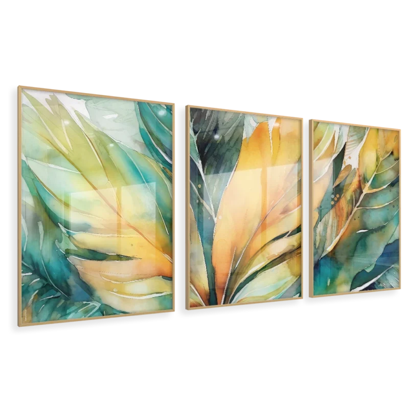 Kit Quadros Decorativos - Dança Das Folhas - Image 3