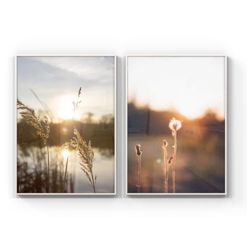 Kit 2 Quadros_ Golden Hour - Image 2