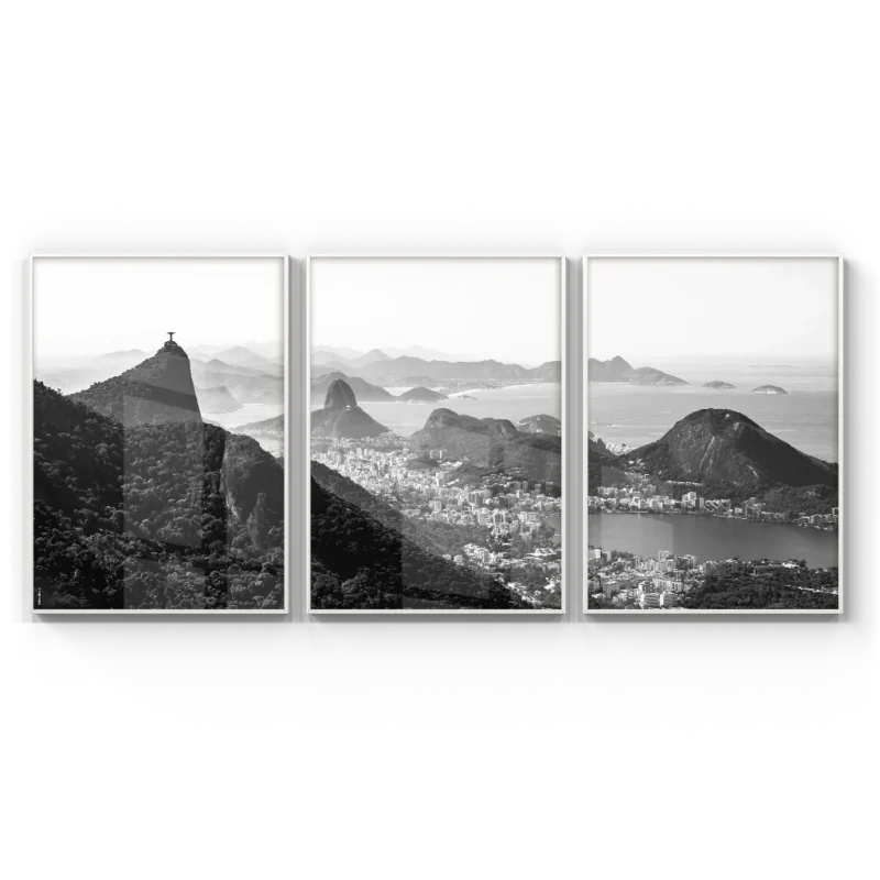 Composição de 3 Quadros decorativos _Rio - Image 2