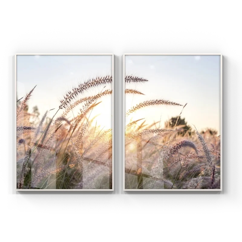 Kit 2 Quadros_ Golden Hour