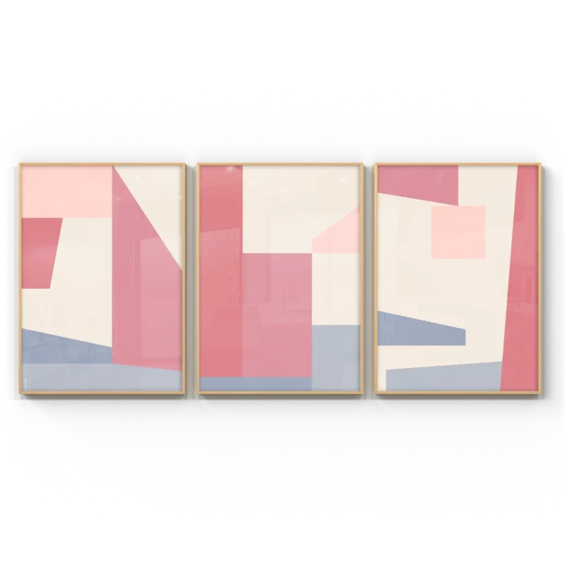 Kit Quadros Decorativos - La Vie On Rose