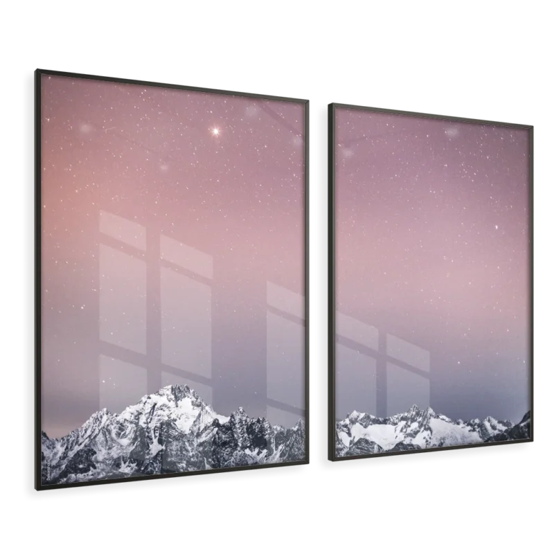 Kit 2 Quadros - sky light - Imagem 3