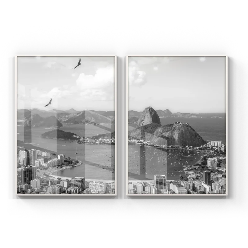 Quadros Decorativos De Cidades - Rio De Janeiro – Conjunto 2 Peças | Dekorahaus