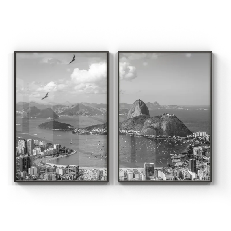 Kit 2 Quadros - Rio De Janeiro
