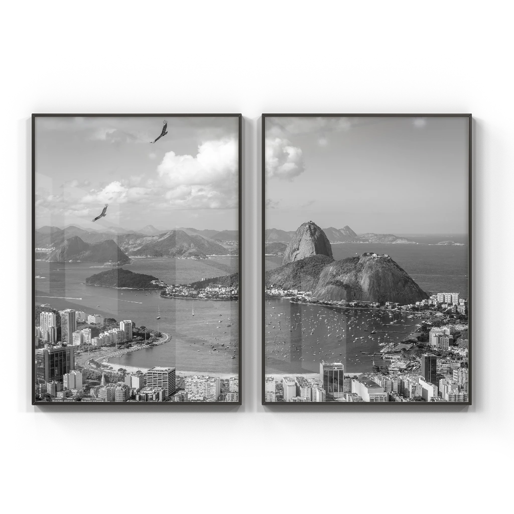 Kit 2 Quadros - Rio De Janeiro