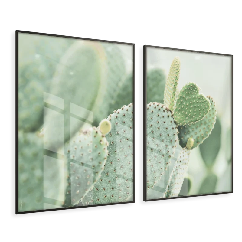 Quadros Decorativos Paisagens - Cactus – Conjunto 2 Peças | Dekorahaus - Imagem 3