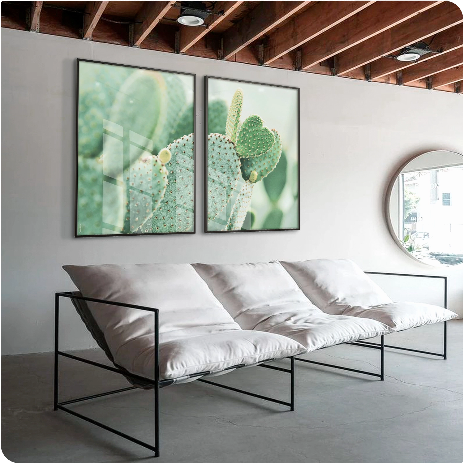 Quadros Decorativos Paisagens - Cactus – Conjunto 2 Peças | Dekorahaus