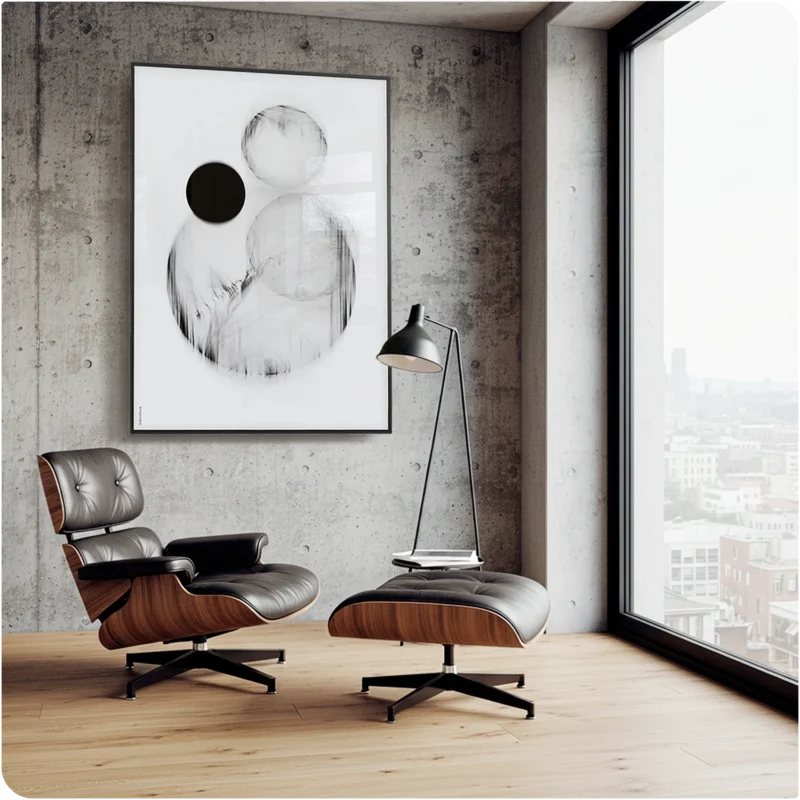 Quadro - Black Circle - Imagem 2