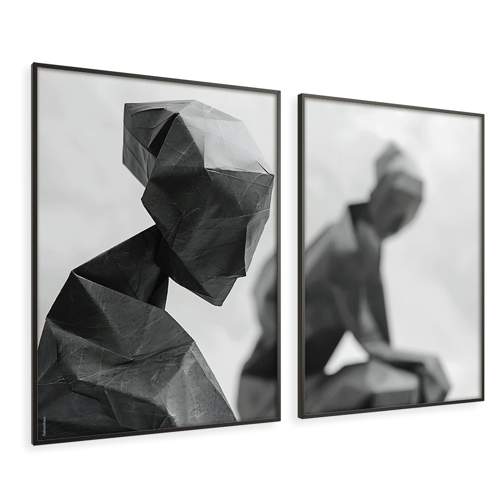 Quadros Decorativos Abstratos - Introspectivos – Conjunto 2 Peças | Dekorahaus