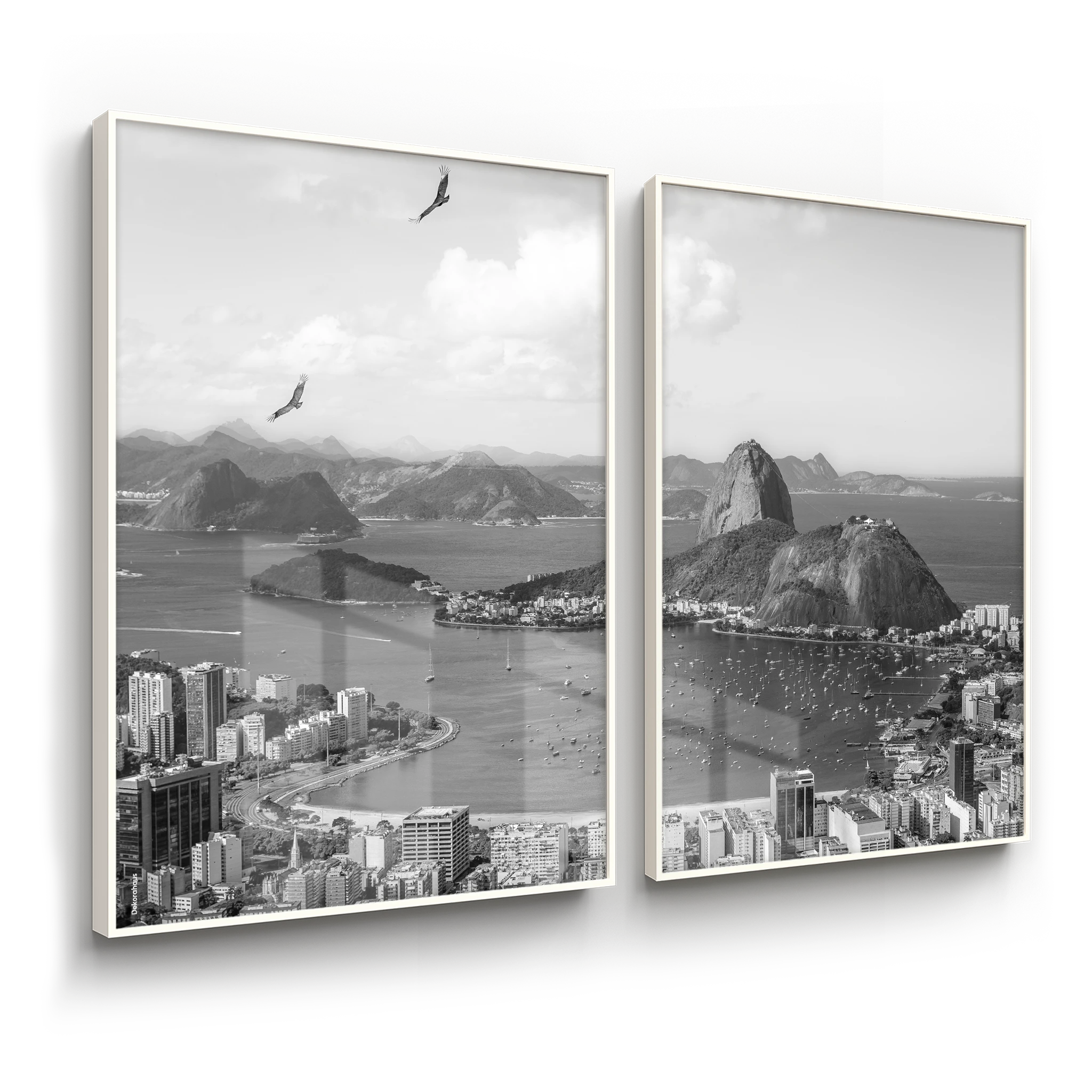 Quadros Decorativos De Cidades - Rio De Janeiro – Conjunto 2 Peças | Dekorahaus - Imagem 2