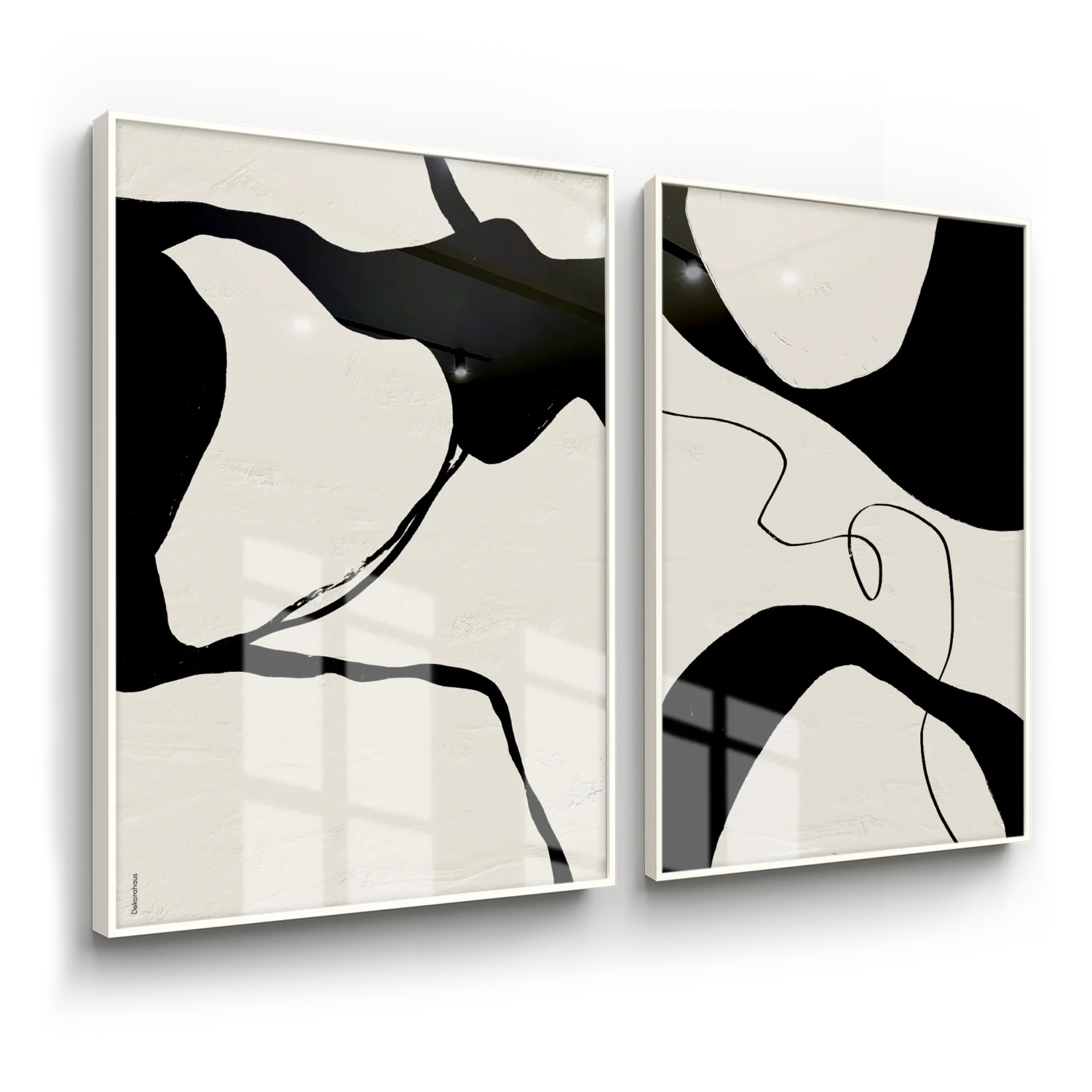 Quadros Decorativos Abstratos - Abstração Em Linhas | Dekorahaus