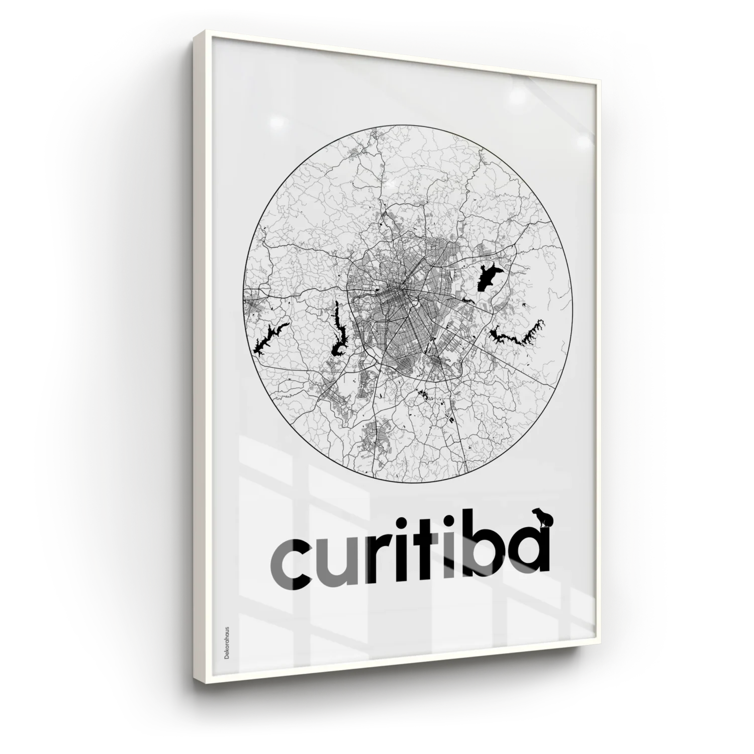 Quadro Decorativo de Cidade - Curitiba | Dekorahaus