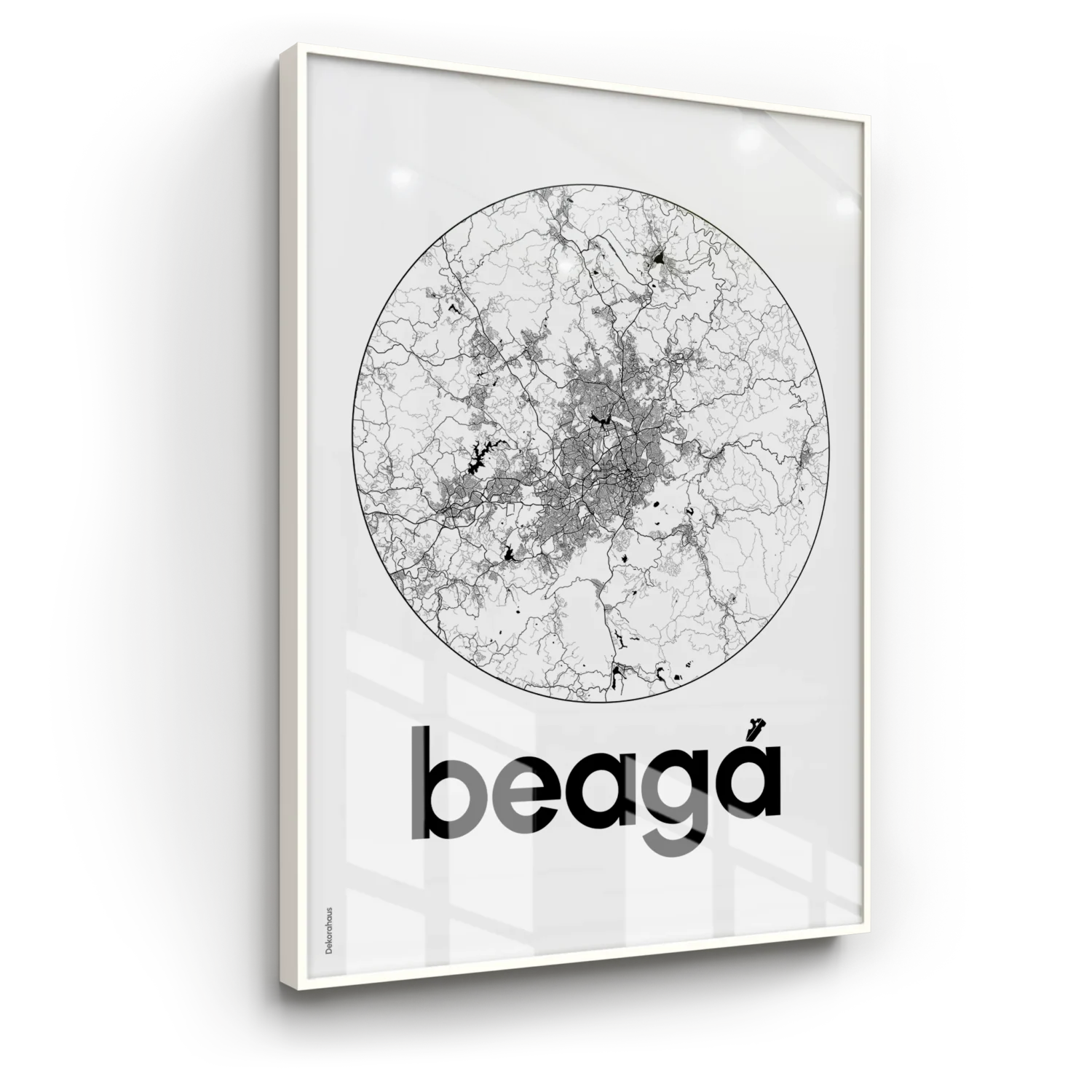 Quadro Decorativo de Cidade - Beagá | Dekorahaus