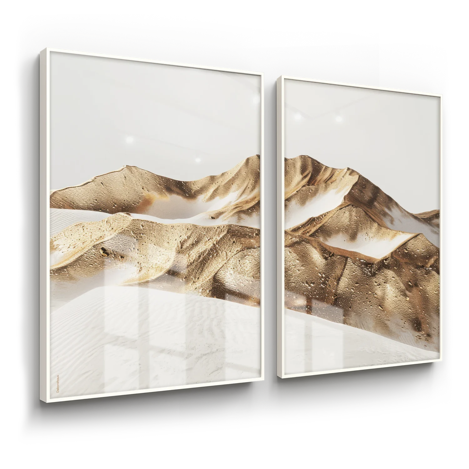 Quadros Decorativos Paisagens - Deserto Dourado - 2 Peças | Dekorahaus