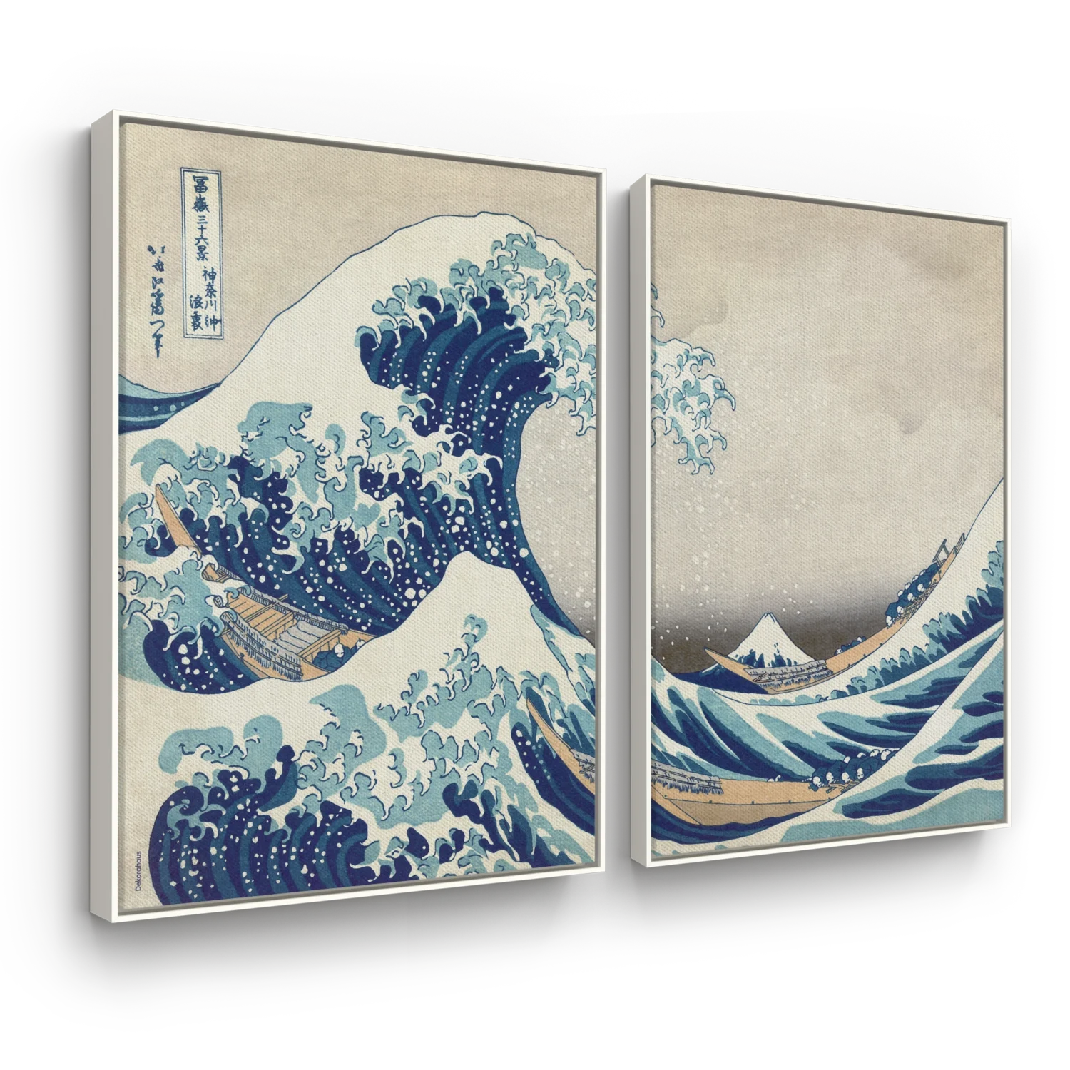 Quadros Decorativos De Mar – The Great Wave off Kanagawa – Colorido| Dekorahaus