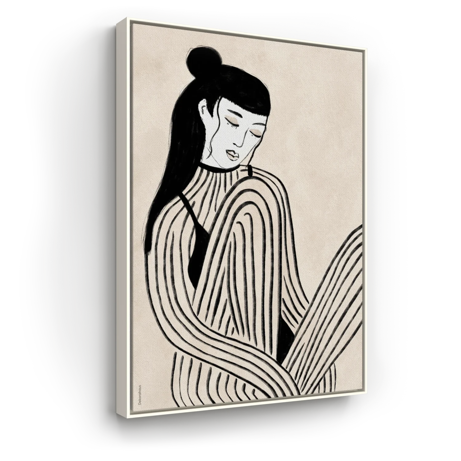 Quadro Decorativo Minimalista - Pensativa II | Dekorahaus