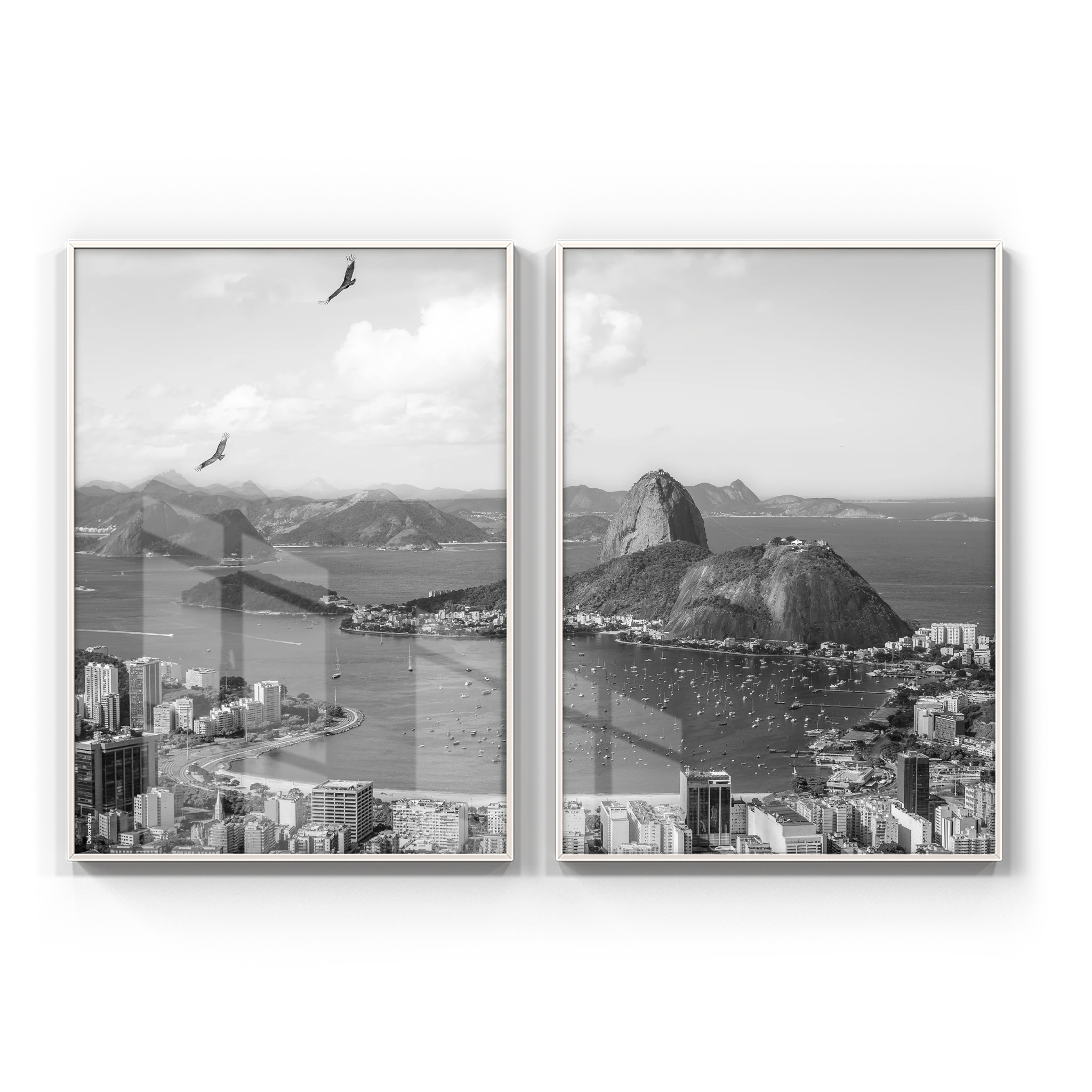 Quadros Decorativos De Cidades - Rio De Janeiro – Conjunto 2 Peças | Dekorahaus - Imagem 3