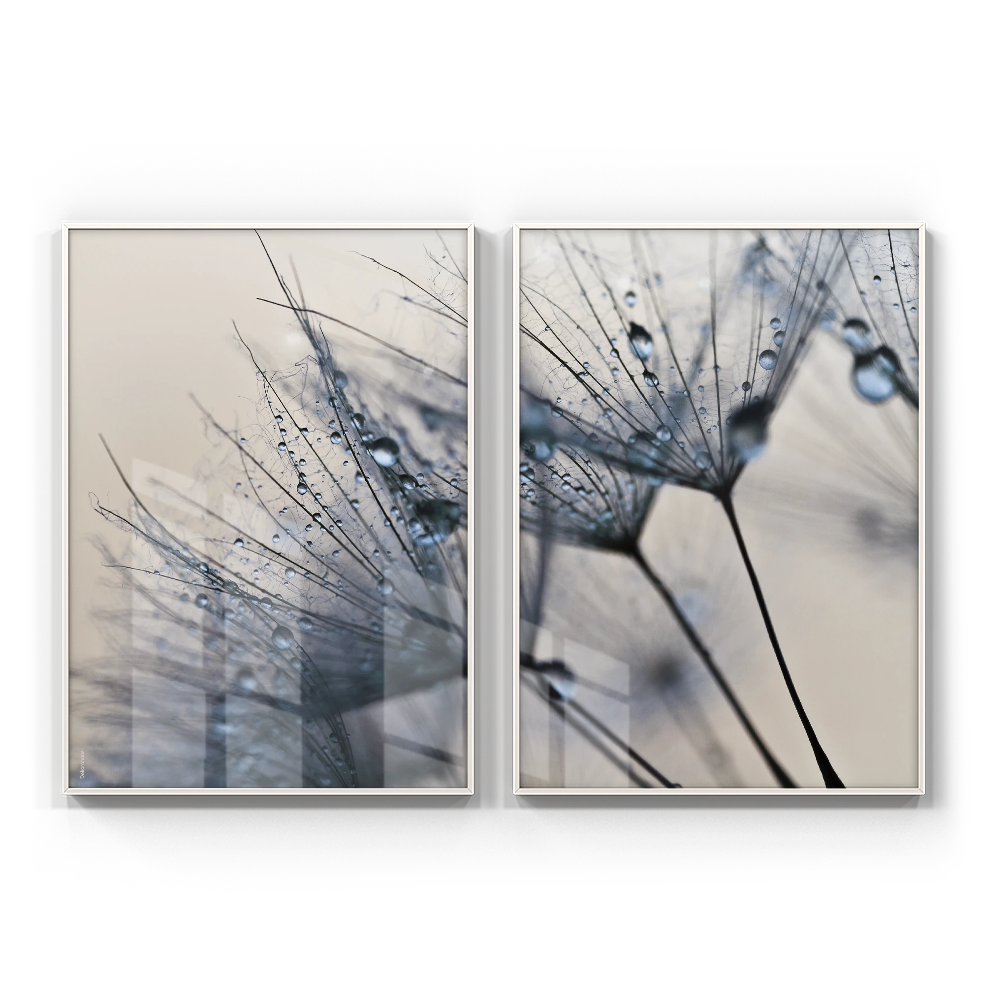 Quadros Decorativos de Dente De Leão – Blue Memory - Conjunto 2 Peças | Dekorahaus - Imagem 3