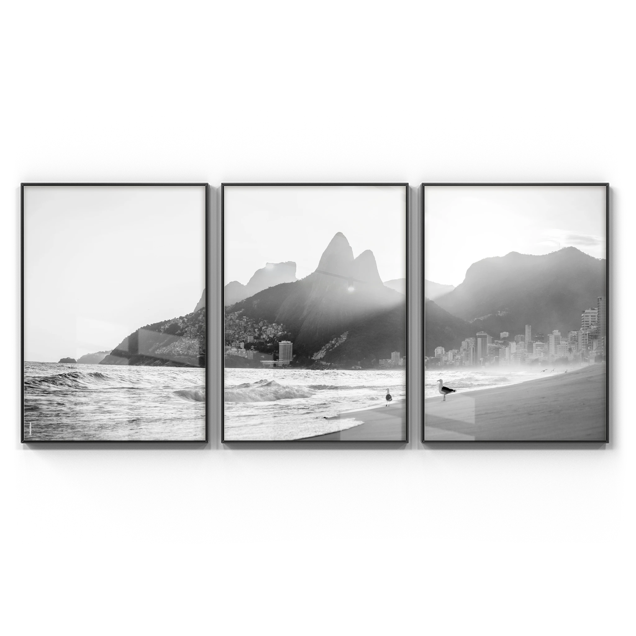 Quadros Decorativos De Cidades – Ipanema – Conjunto 2 Peças | Dekorahaus - Imagem 3