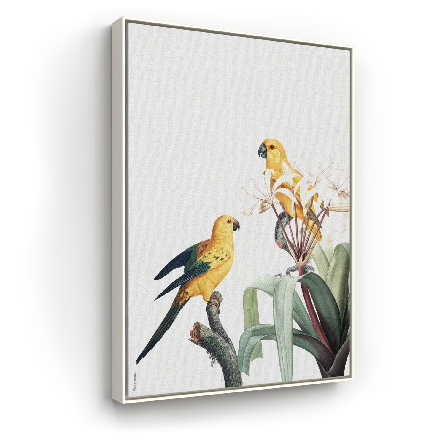 Quadro Decorativo De Animais – Ararajuba | Dekorahaus