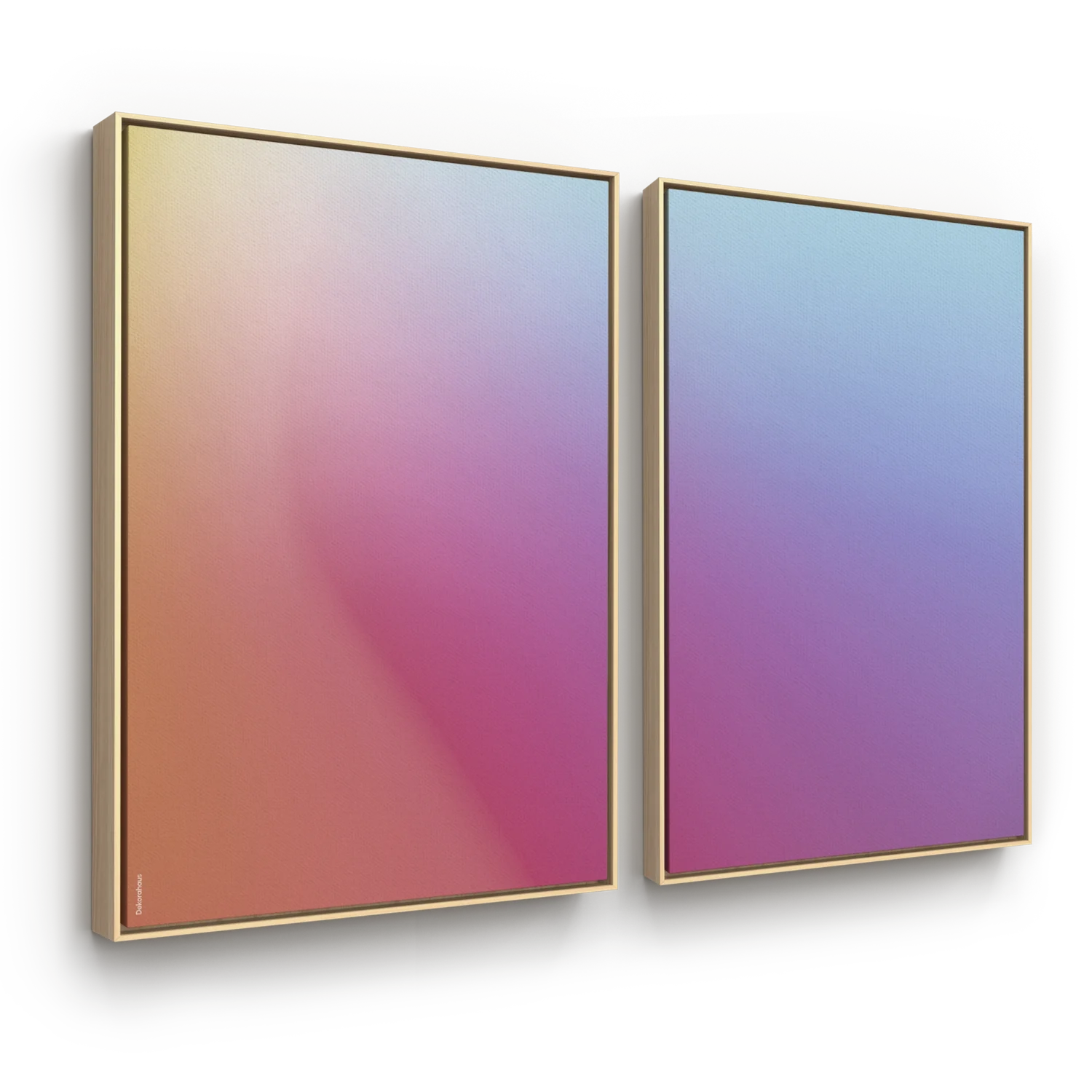 Quadros Decorativos Minimalistas - Color In Motion – Conjunto 2 Peças | Dekorahaus