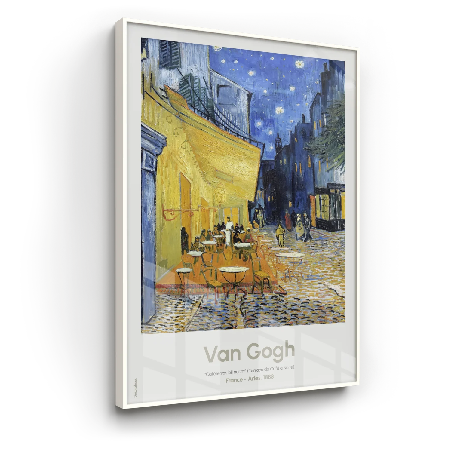 Quadro Decorativo De Van Gogh - Terraço de um Café à Noite | Dekorahaus