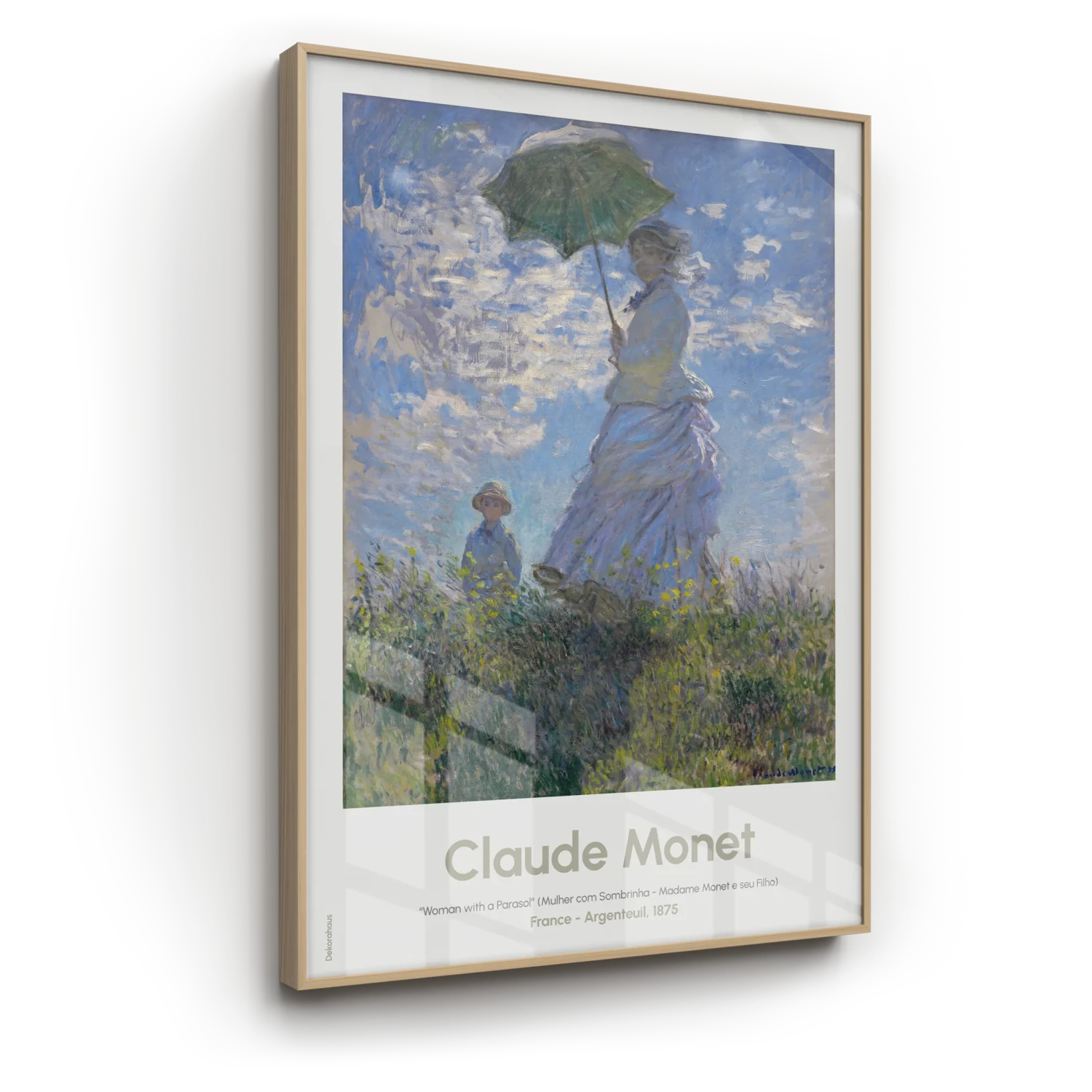 Quadro Decorativo De Claude Monet - Madame Monet e seu Filho | Dekorahaus