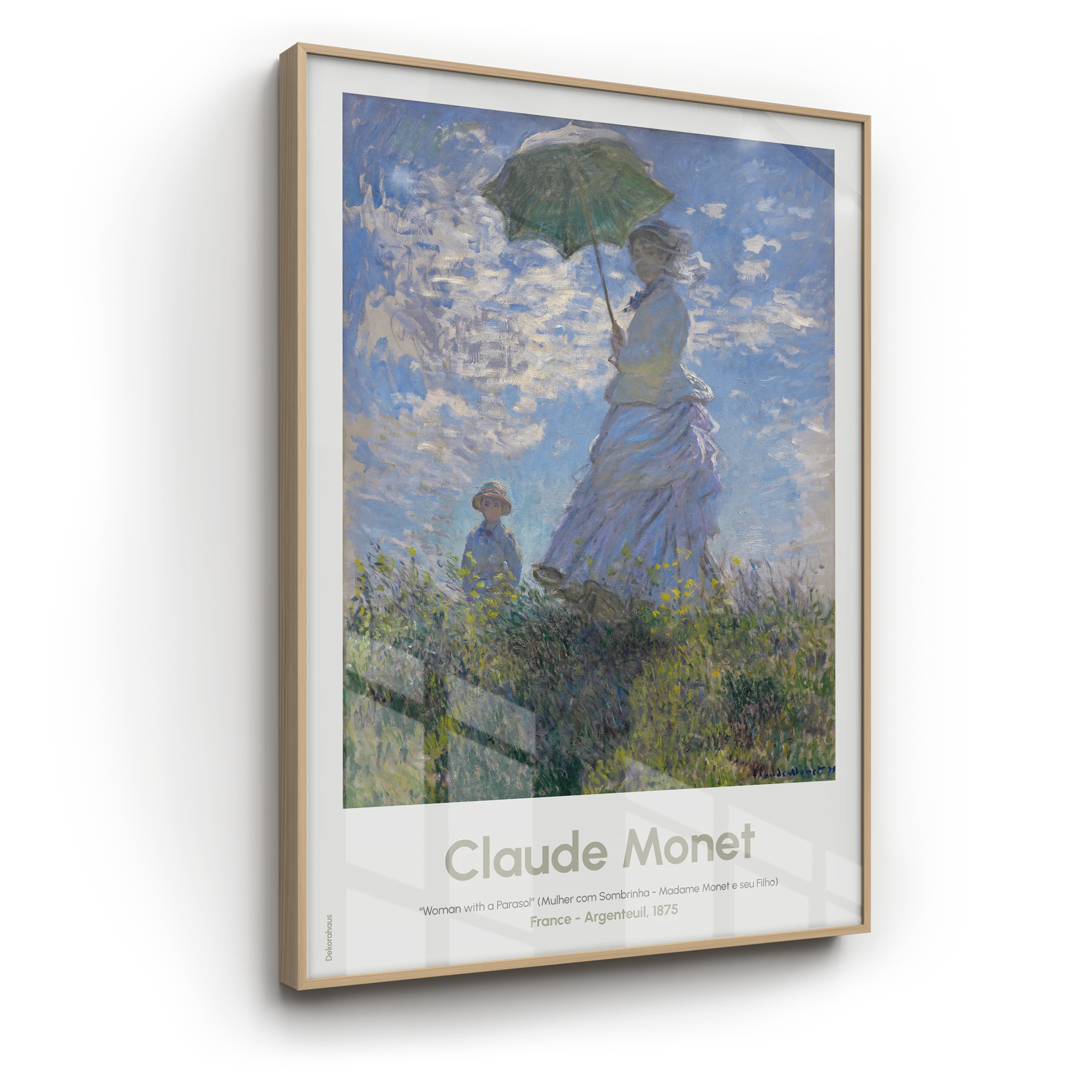 Quadro Decorativo De Claude Monet - Madame Monet e seu Filho | Dekorahaus