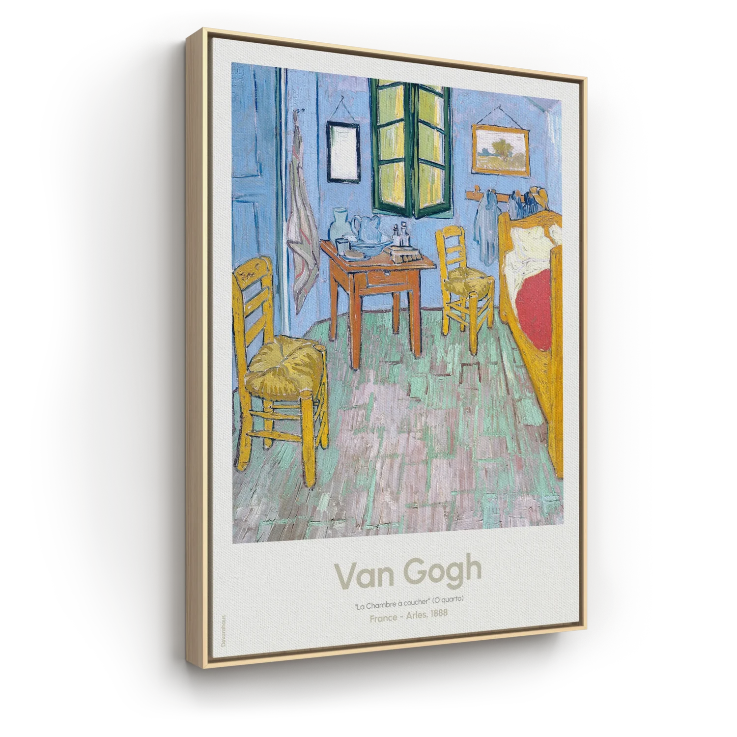 Quadro Decorativo De Van Gogh - O Quarto | Dekorahaus