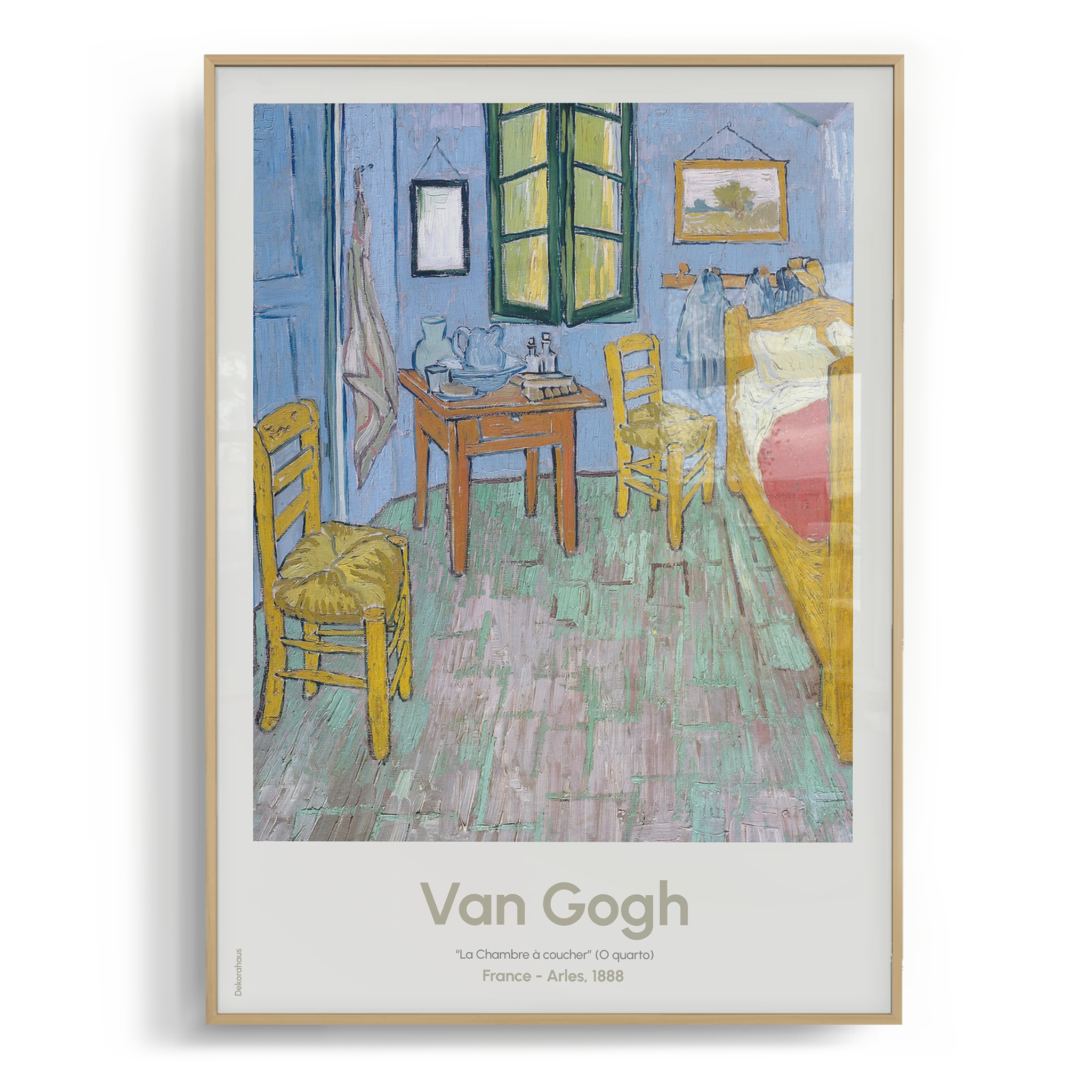 Quadro Decorativo De Van Gogh - O Quarto | Dekorahaus - Imagem 2