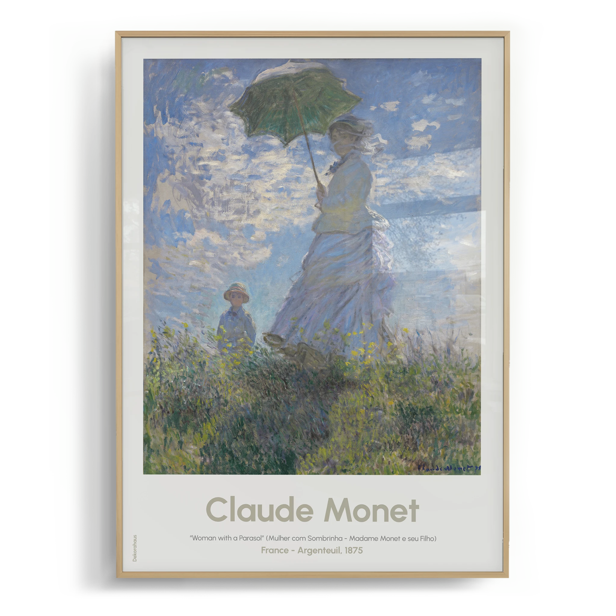 Quadro Decorativo De Claude Monet - Madame Monet e seu Filho | Dekorahaus - Imagem 2