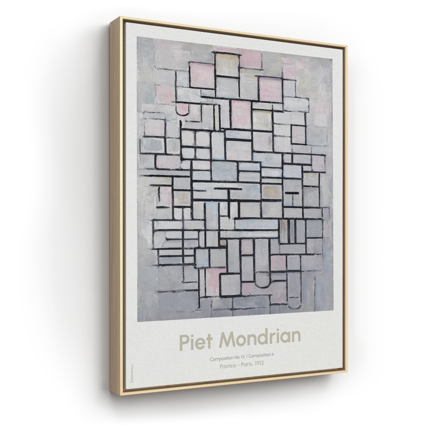 Quadro Decorativo De Piet Mondrian - Composition No. IV | Dekorahaus